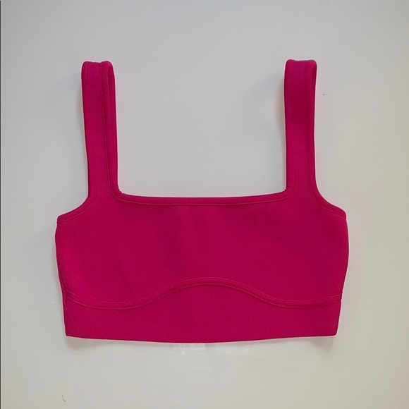 Zara Tops - Zara hot pink crop tank
